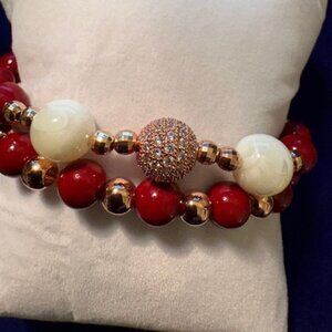 bracelet set is bold, vibrant, and full of statement elegance